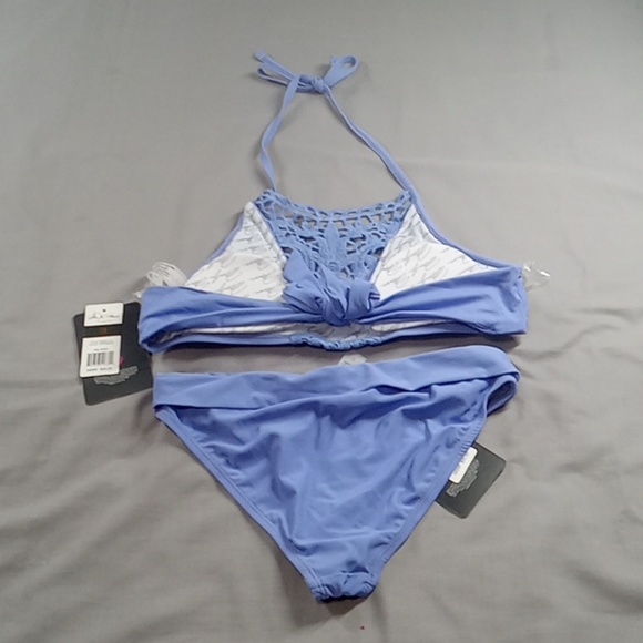 Bathing Suit Marilyn Monroe SMALL Swimwear TWO Piece BIKINI NEW PERIWINKLE - Picture 3 of 6